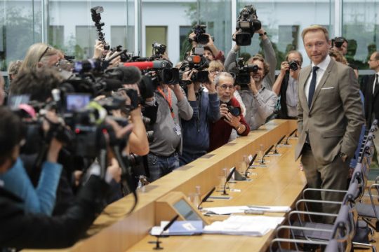 Σενάρια για τον Γερμανό υπουργό Οικονομικών της «Τζαμάικας»