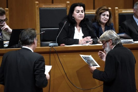 Δεύτερη μέρα κατάθεσης του Δ. Ψαρρά στη δίκη της Χ.Α.