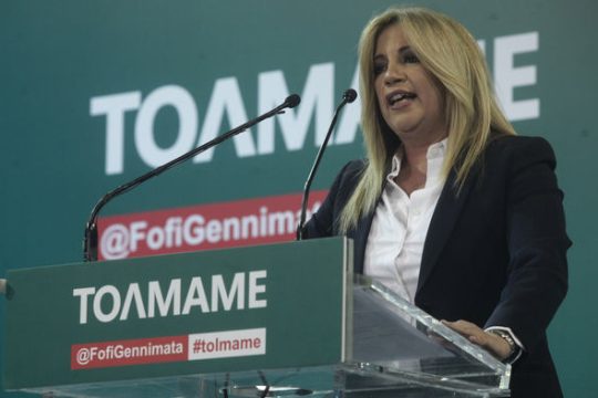 Το σχέδιο της Φώφης για τον νέο φορέα
