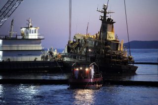 Ολοκληρώθηκε η ανέλκυση του «Αγία Ζώνη ΙΙ»