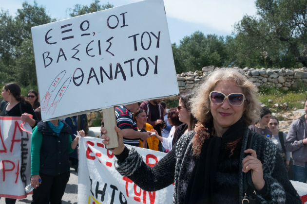 Κινητοποιήσεις στα Χανιά από οργανώσεις ενάντια στις βάσεις