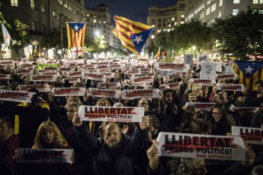 Ξανά στους δρόμους στην πρωτεύουσα της Καταλονίας