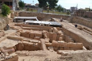 Στο φως η αρχαία κρήνη στα Μέγαρα