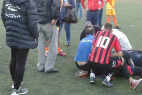 Ξύλο μεταξύ ποδοσφαιριστών σε αγώνα στο Λασίθι