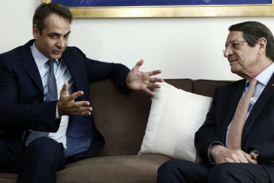 Το εγκώμιο του Αναστασιάδη έπλεξε ο Μητσοτάκης
