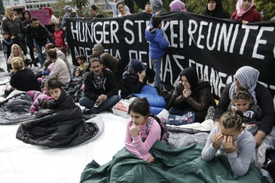 Απεργία πείνας προσφύγων με αίτημα την οικογενειακή επανένωση