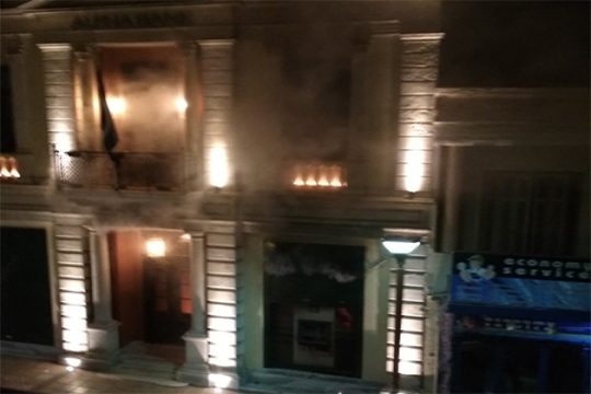 Εμπρησμός σε τράπεζα στο Ηράκλειο