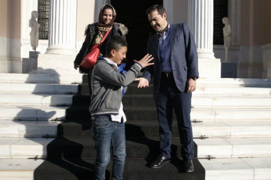 Στο Μαξίμου ο 11χρονος Αμίρ
