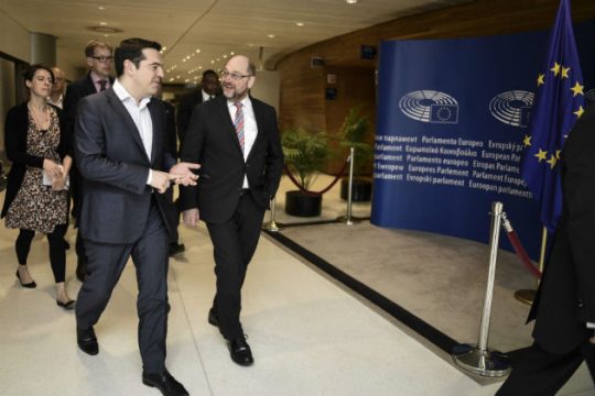 Παραινέσεις Τσίπρα σε Σουλτς