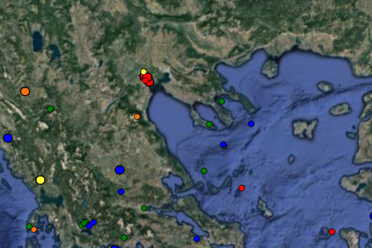 Σεισμός 3,5 Ρίχτερ στη Θεσσαλονίκη