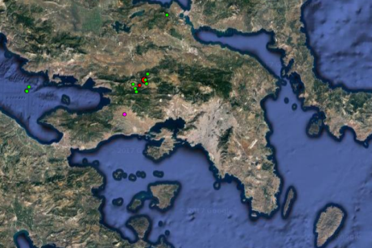Σεισμός 3,7 βαθμών Ρίχτερ στα Βίλια