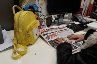Οι μαθητές στη «Συντακτών»