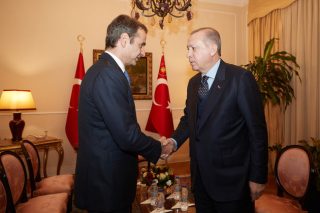 Στην εθνική «γραμμή» κινήθηκε ο Κυριάκος