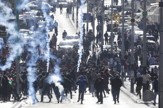 Ξέσπασμα οργής στα παλαιστινιακά εδάφη