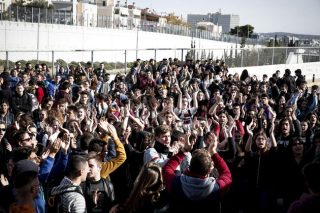 Διαμαρτυρία μαθητών στο υπουργείο Παιδείας για το Νέο Λύκειο