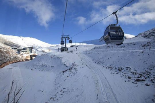 Στους μείον 13 ο υδράργυρος στο χιονοδρομικό κέντρο Παρνασσού