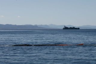 Θαλάσσια ρύπανση στα Αμπελάκια Σαλαμίνας