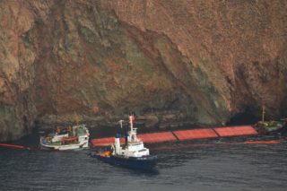Ελαφρά θαλάσσια ρύπανση στο Τραγονήσι Κυκλάδων