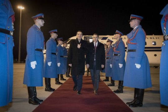 Μήνυμα Τσίπρα στην Άγκυρα από το Βελιγράδι
