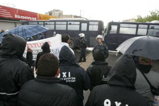 Τζάμπα τρομοκρατήθηκε η Ιερισσός από τα ΜΑΤ…