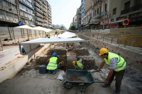Ακατανόητη επίθεση στο εργοτάξιο του μετρό