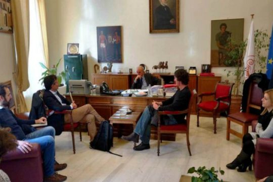 Αντιπροσωπεία του ΟΗΕ στον Δήμο Ηρακλείου