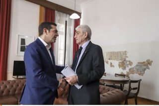 Η συνάντηση-μυστήριο και η χαρά του Μπουτάρη