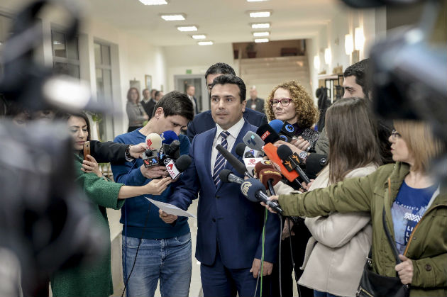 O Ζάεφ ενημέρωσε τα κόμματα στην ΠΓΔΜ