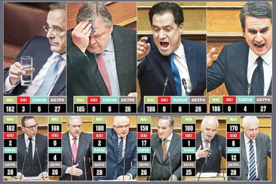 Οι τοποθετήσεις των 10 πολιτικών προσώπων στη Βουλή