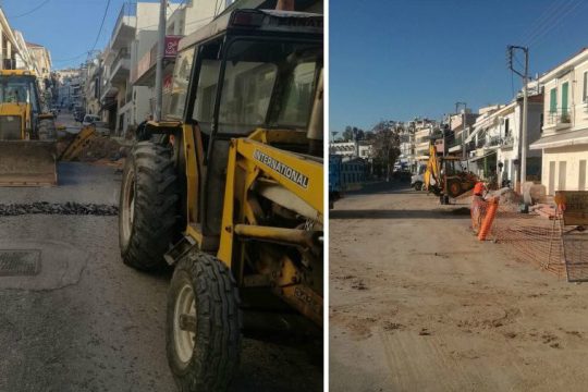 Νέο αποχετευτικό σύστημα στο Μικρολίμανο