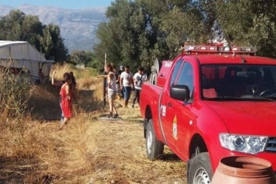 Συνελήφθη κτηνοτρόφος για τη μεγάλη φωτιά στα Χανιά