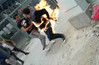 Αυτοπυρπολήθηκε πρόσφυγας στη Μόρια