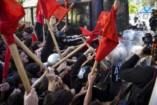 Πανεκπαιδευτικό συλλαλητήριο με εντάσεις