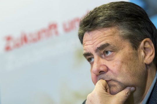 Εκτός της νέας γερμανικής κυβέρνησης ο Γκάμπριελ