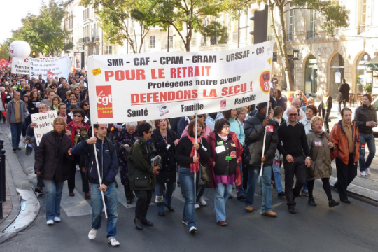 Χιλιάδες συνταξιούχοι διαμαρτυρήθηκαν στη Γαλλία