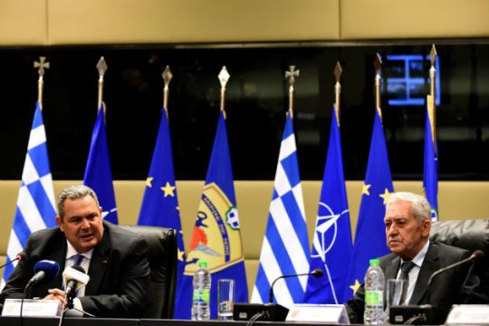 Αποστάσεις Κουβέλη – Σκουρλέτη από τον Καμμένο