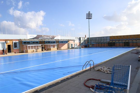 Πέφτουν σοβάδες στο Κολυμβητήριο Χανίων