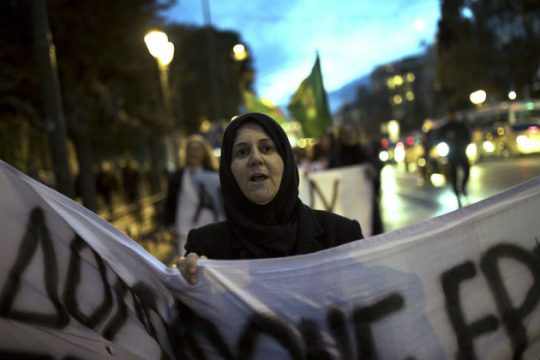 Συλλαλητήριο αλληλεγγύης στους Κούρδους της Αφρίν
