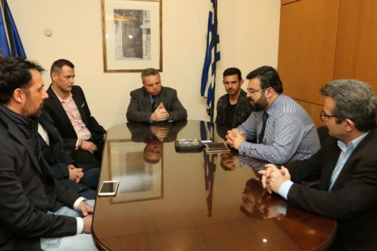 Στον Βασιλειάδη εκπρόσωποι των επαγγελματιών ποδοσφαιριστών