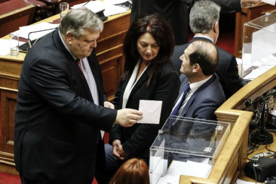 Ενώπιον της Προανακριτικής ο Ευ. Βενιζέλος