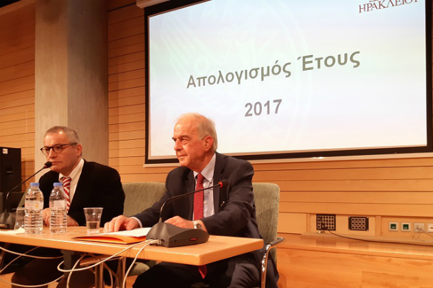 Ηράκλειο: Δημόσιος απολογισμός για το 2017 από τον δήμαρχο