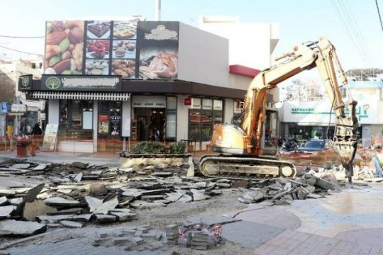 Ηράκλειο: Τραυματισμός ηλικιωμένης στο εργοτάξιο του κέντρου