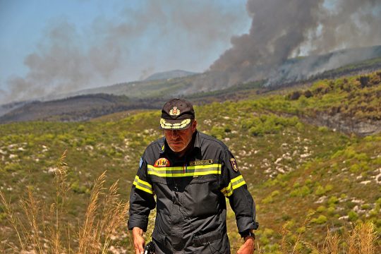 Επιθεώρηση στη Ζάκυνθο για τα καμένα