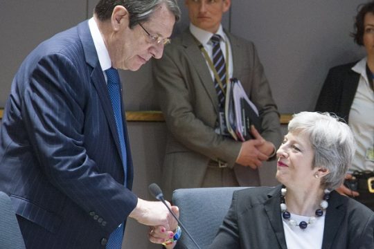 Συνάντηση Αναστασιάδη – Μέι στο Λονδίνο