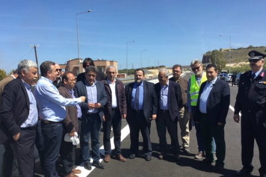 ΒΟΑΚ: Παραδόθηκε το τμήμα Γούρνες – Χερσόνησος