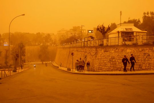 Κρήτη: Πιο ήπια αυτή τη φορά η αφρικανική σκόνη