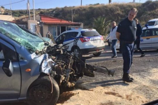 Ηράκλειο: Σοβαρό τροχαίο με τραυματίες παιδιά