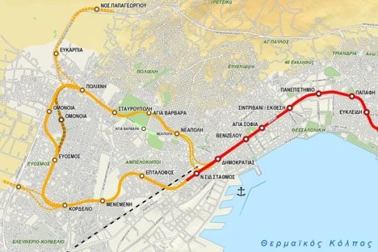 Γαλάζια «πυροτεχνήματα» για την επέκταση του μετρό