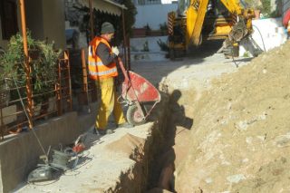 Έργα αντιπλημμυρικής προστασίας και οδικής ασφάλειας