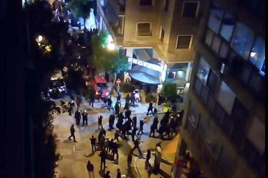 Χουλιγκανισμοί στο κέντρο της Αθήνας